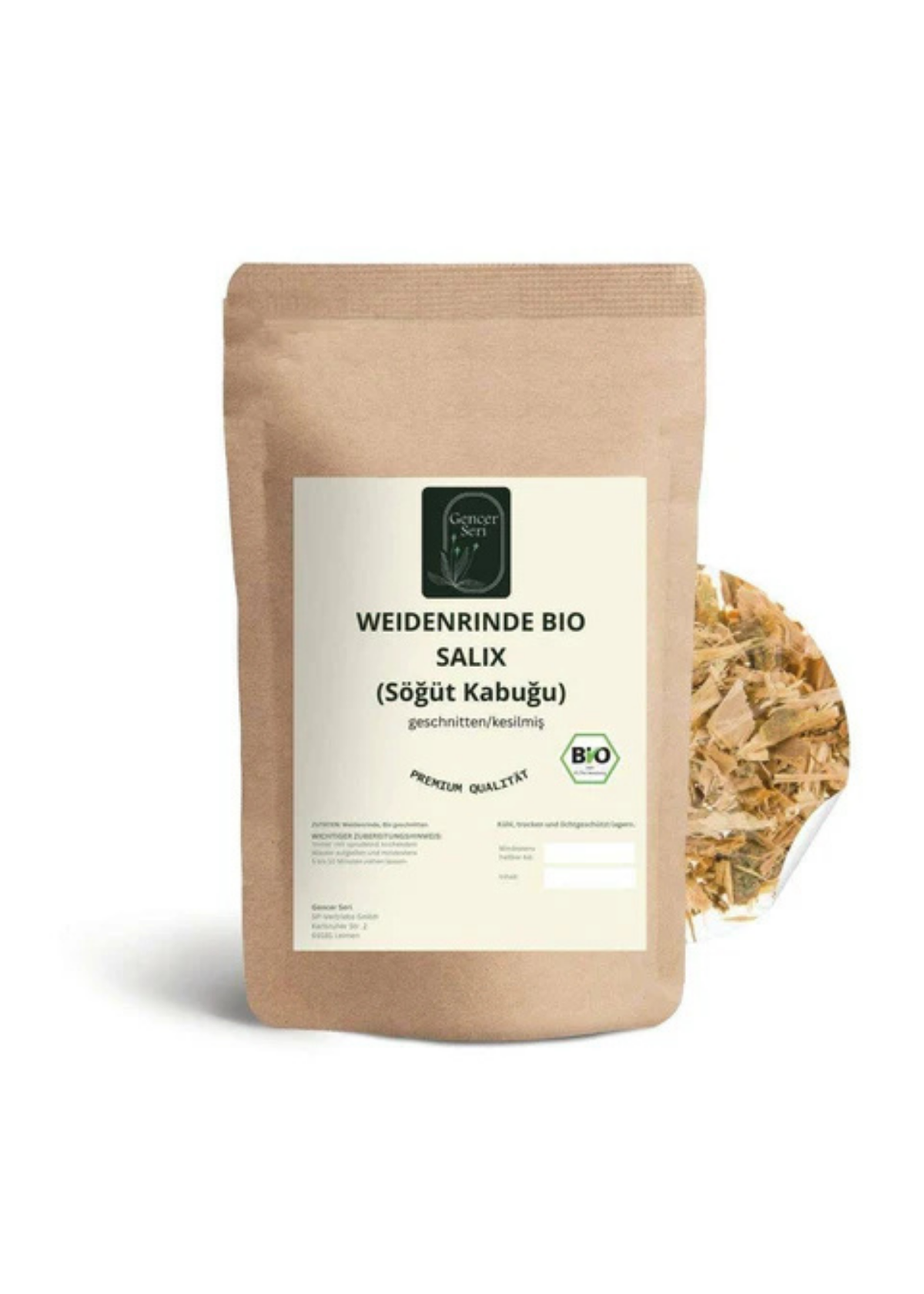 Gencer Seri BIO Söğüt Kabuğu (Kesilmiş) 200g