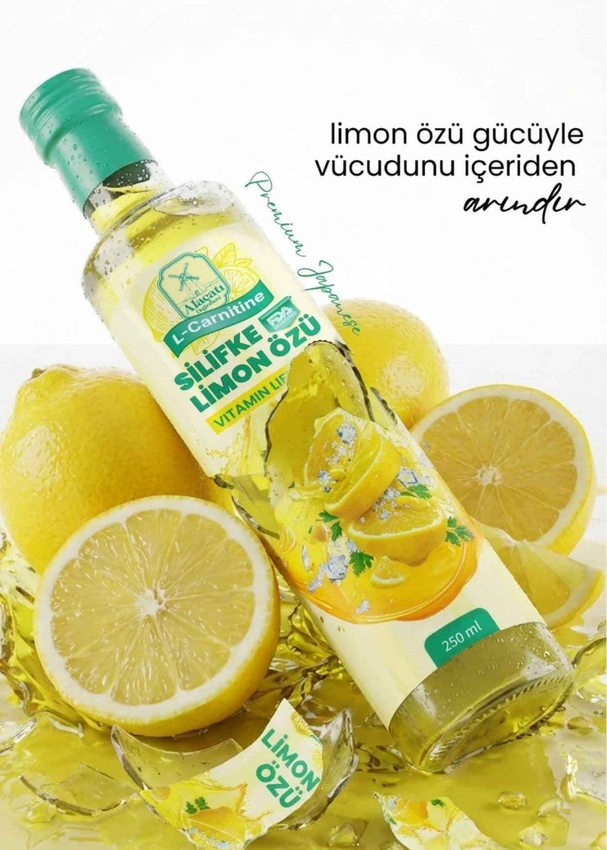 Alaçatı Değirmeni Silifke Zitronenextrakt mit L-Carnitin 250ml