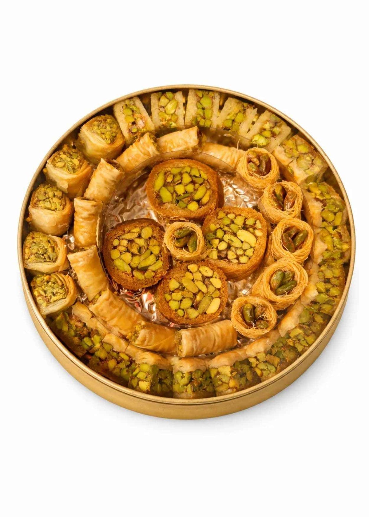 Albayt Aldimashqi | Gemischte Künefe und Baklava mit Pistazien 500g +/- 10