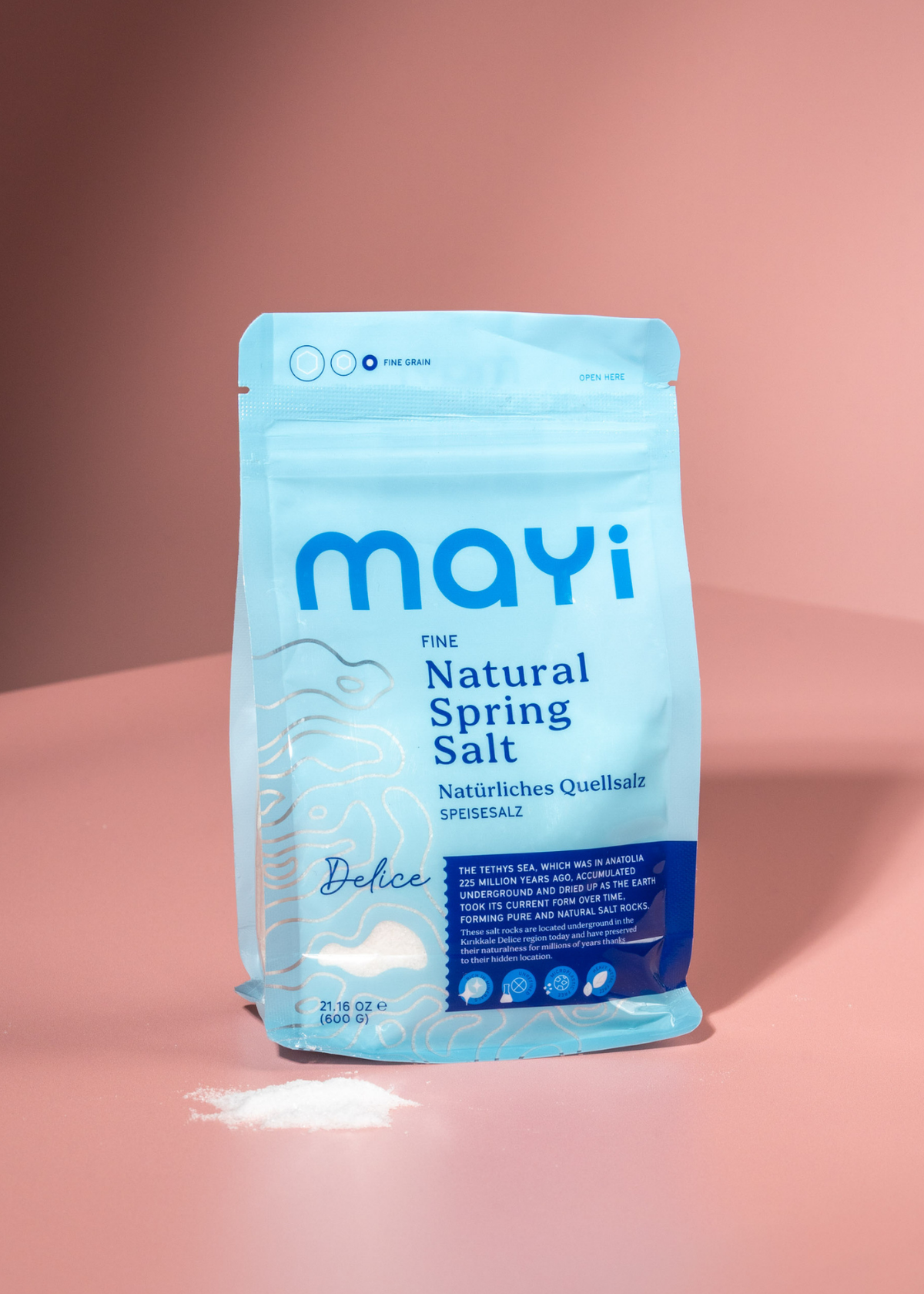 Mayi Öğütülmüş Sofra Tuzu (iyot ilaveli) 600g