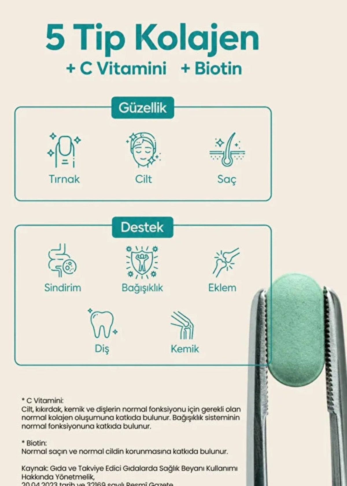 iCollagen Kolajen Ve Probiyotik Tablet 60 Tabletten