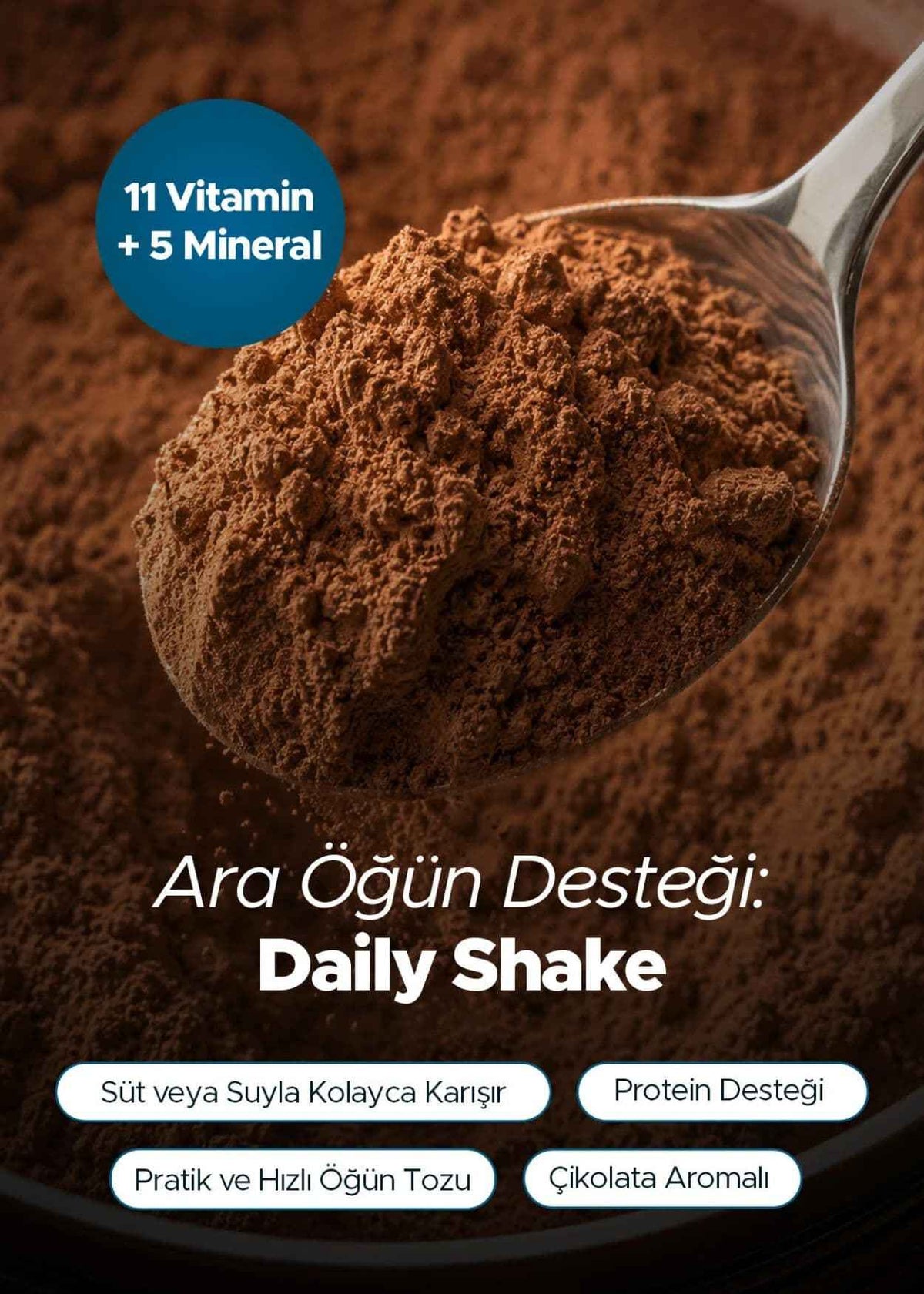 Momordica Daily Shake (Kakao Tozu, Protein, İnülin, 9 Vitamin, 5 Mineral) 200g