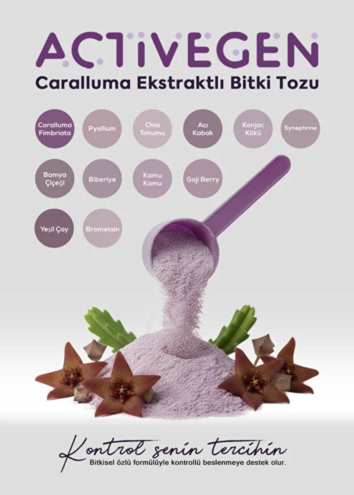 Activegen Caralluma Extrakt Pflanzenpulver 150g