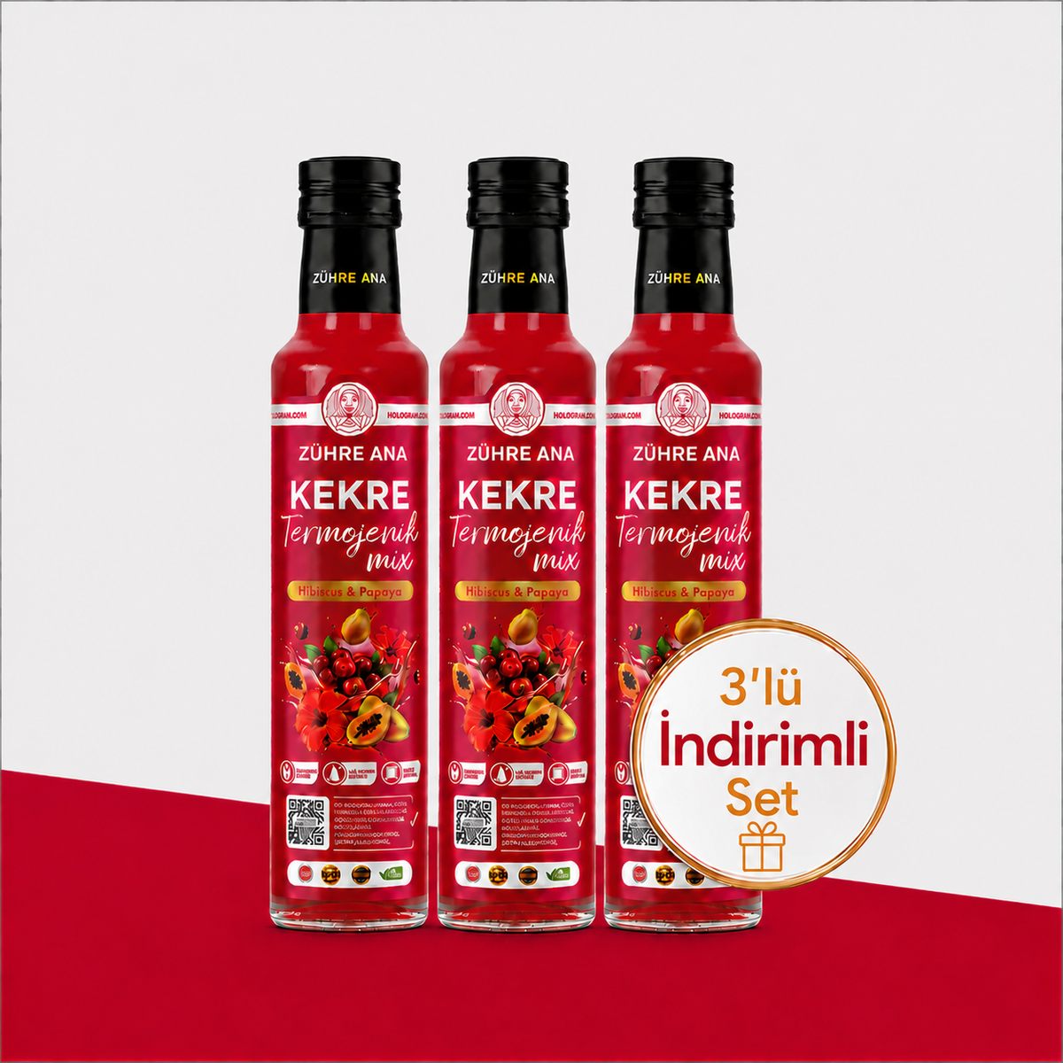 Zühre Ana Kekre Termojenik Mix - 3'lü İndirimli Set