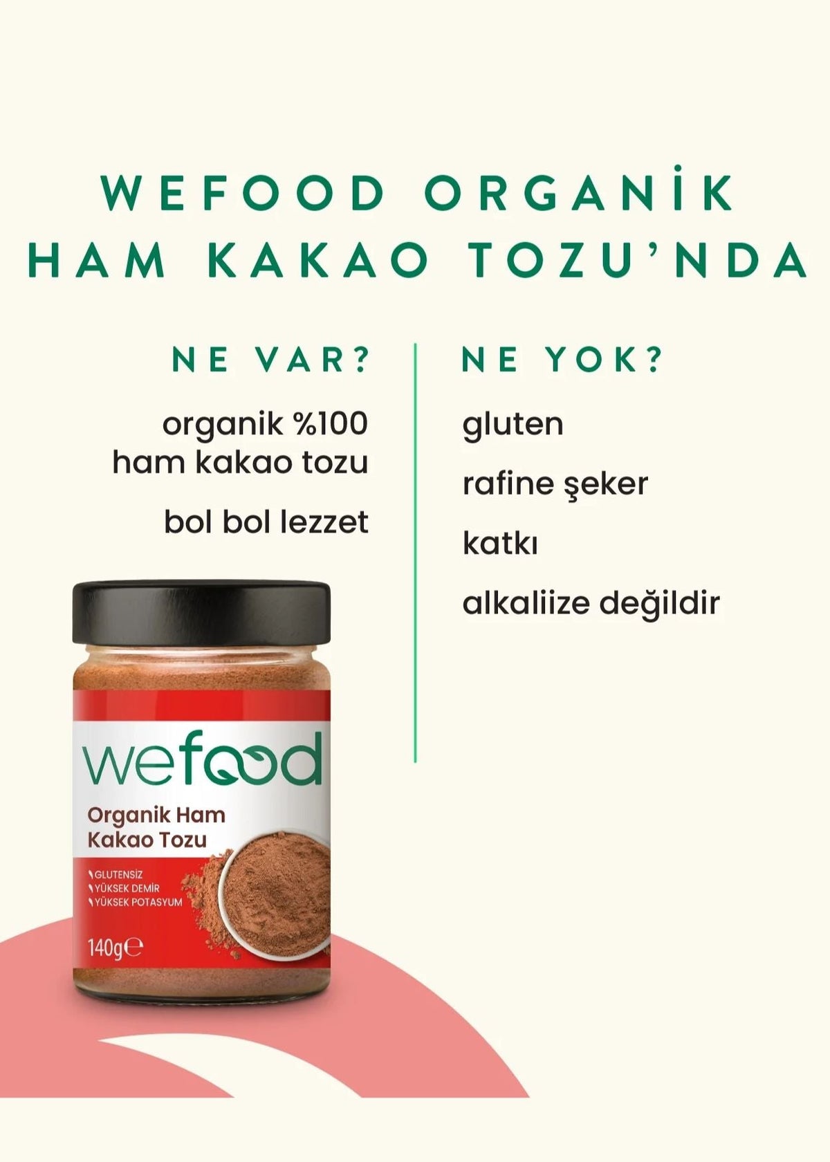 Wefood Ham Kakao Tozu 140g