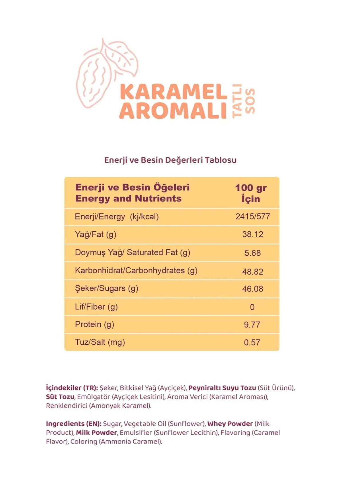 Melwiss Chocolate Karamell Dessertsoße – für Waffeln, Crêpes & Desserts 330g