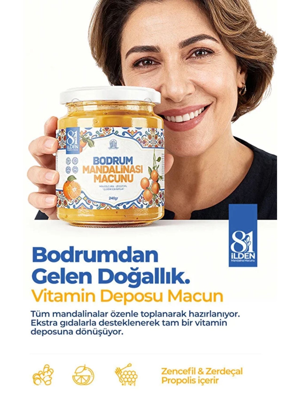 Bodrum Mandalinası Macunu 240g