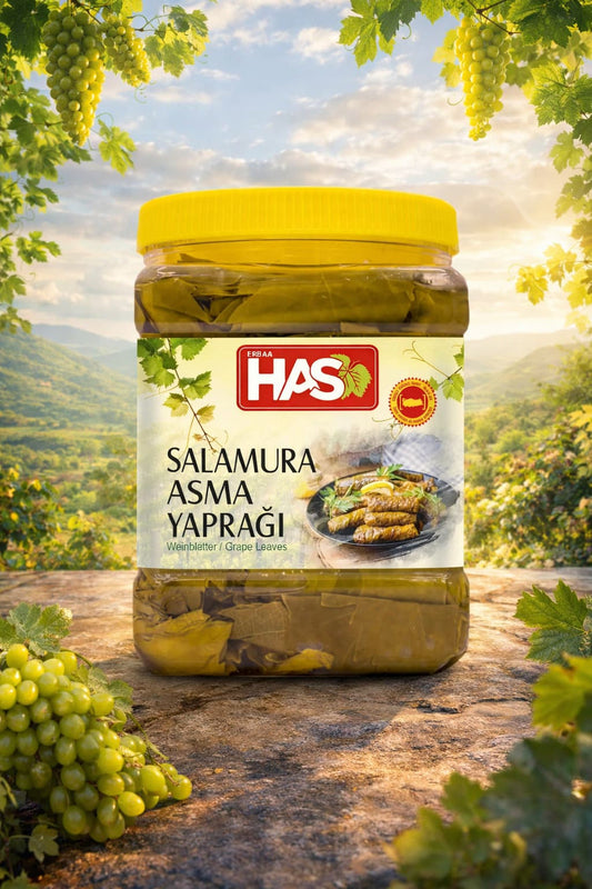 Tokat Erbaa Salamura Weinblätter (Asma Yaprağı) Brutto: 1.4kg