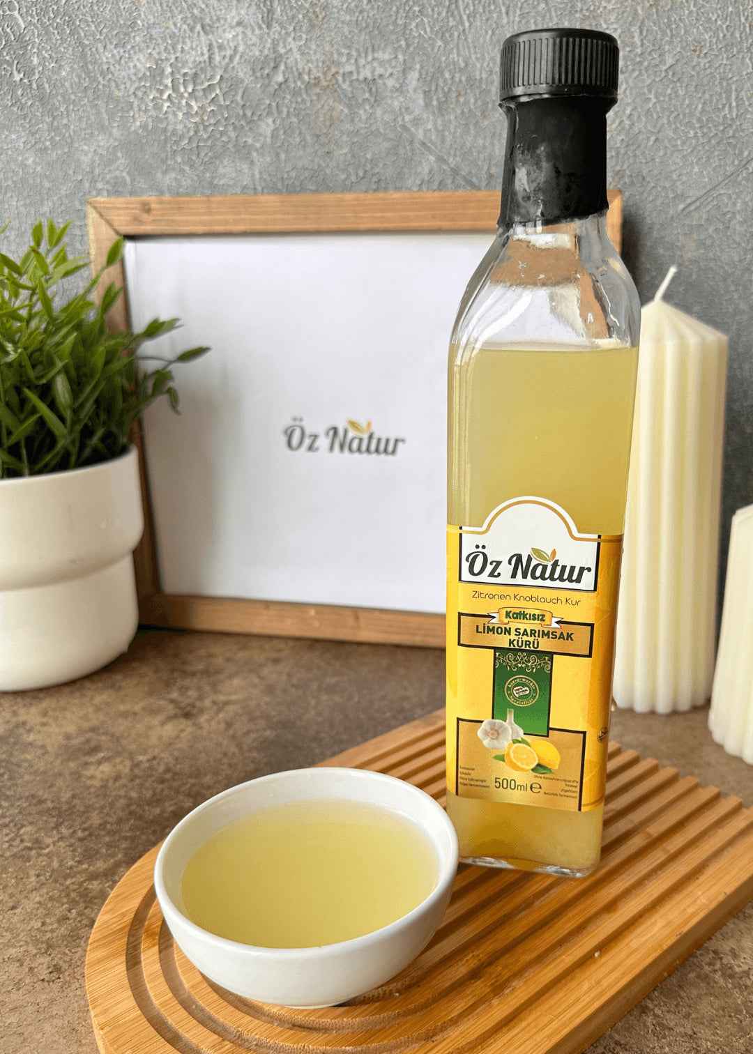 Limon Sarımsak Kürü 500ml