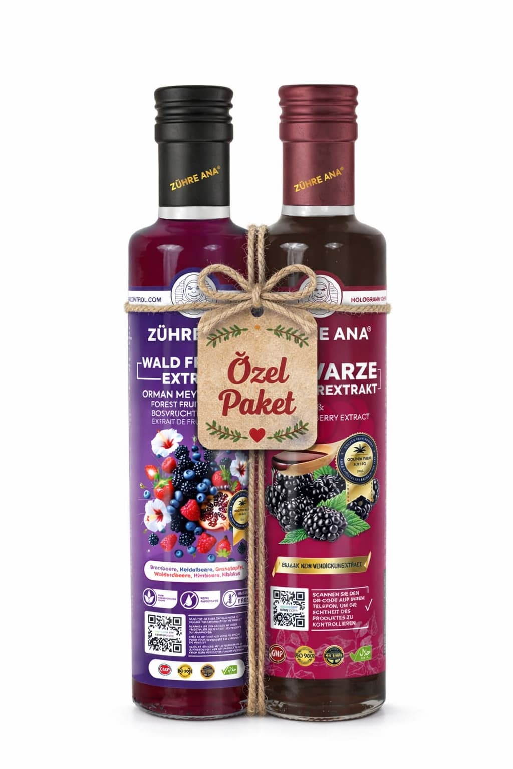Zühre Ana Schwarzer Maulbeerextrakt & Waldbeeren Extrakt
