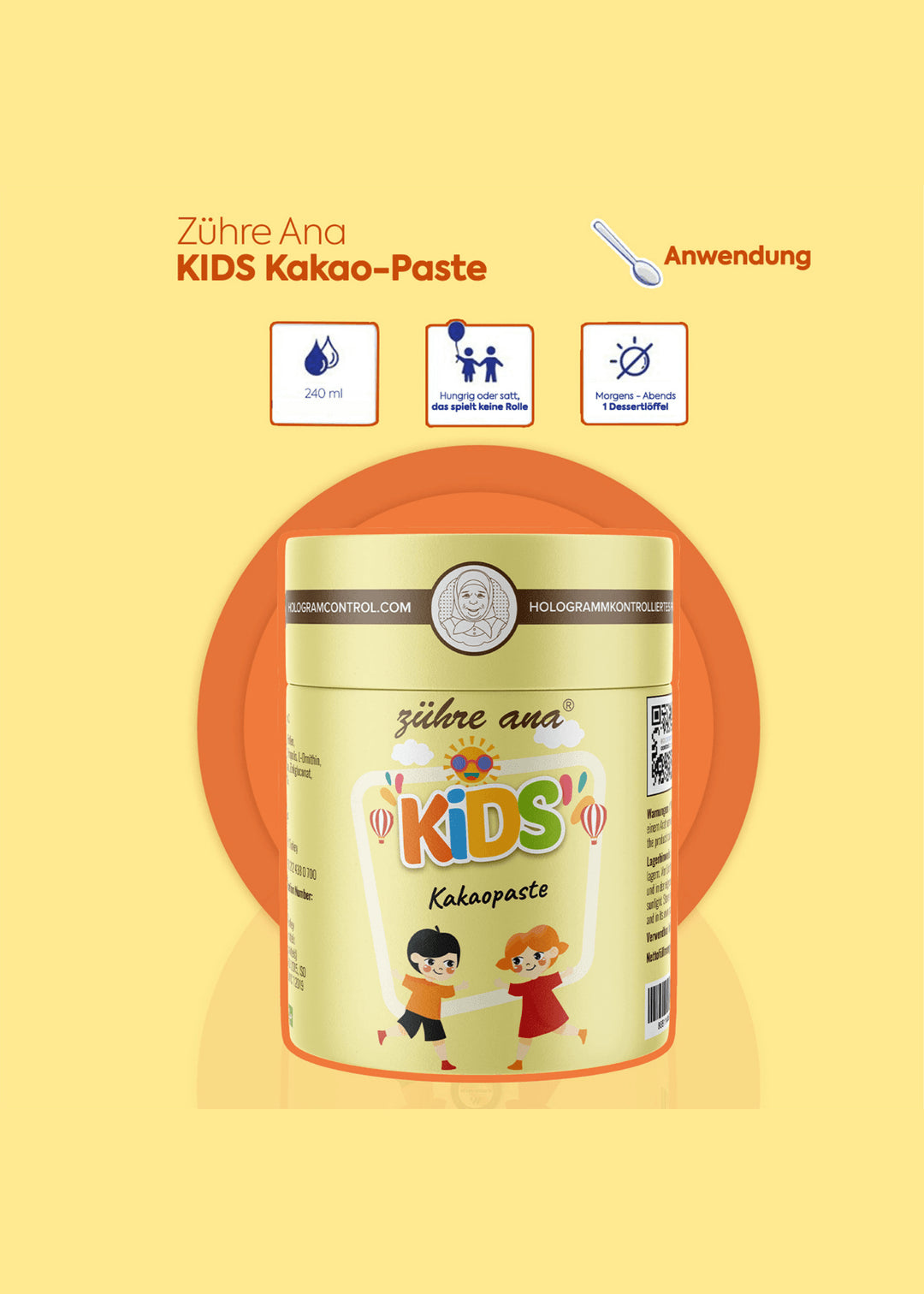 Zühre Ana Kakaolu Çocuk Macunu 240g