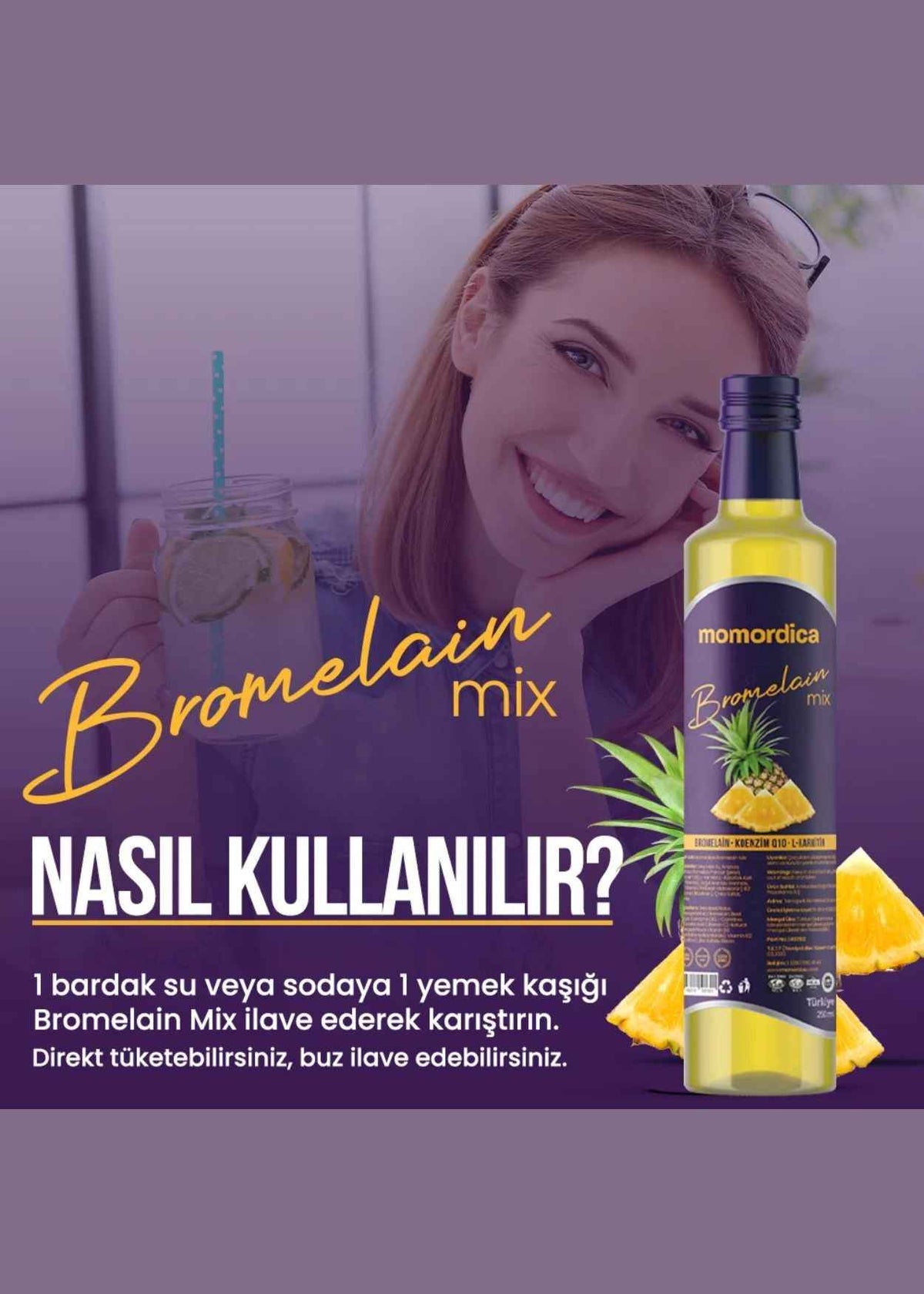 Bromelain Karışımı 250ml