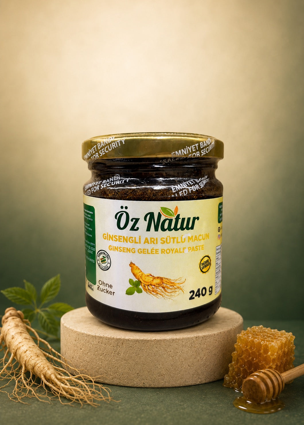 Arı Sütlü Ginsengli Macun 240g