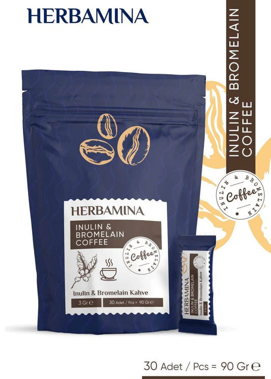 Herbamina Inülin Ve Bromelain Coffee 30 x 3g