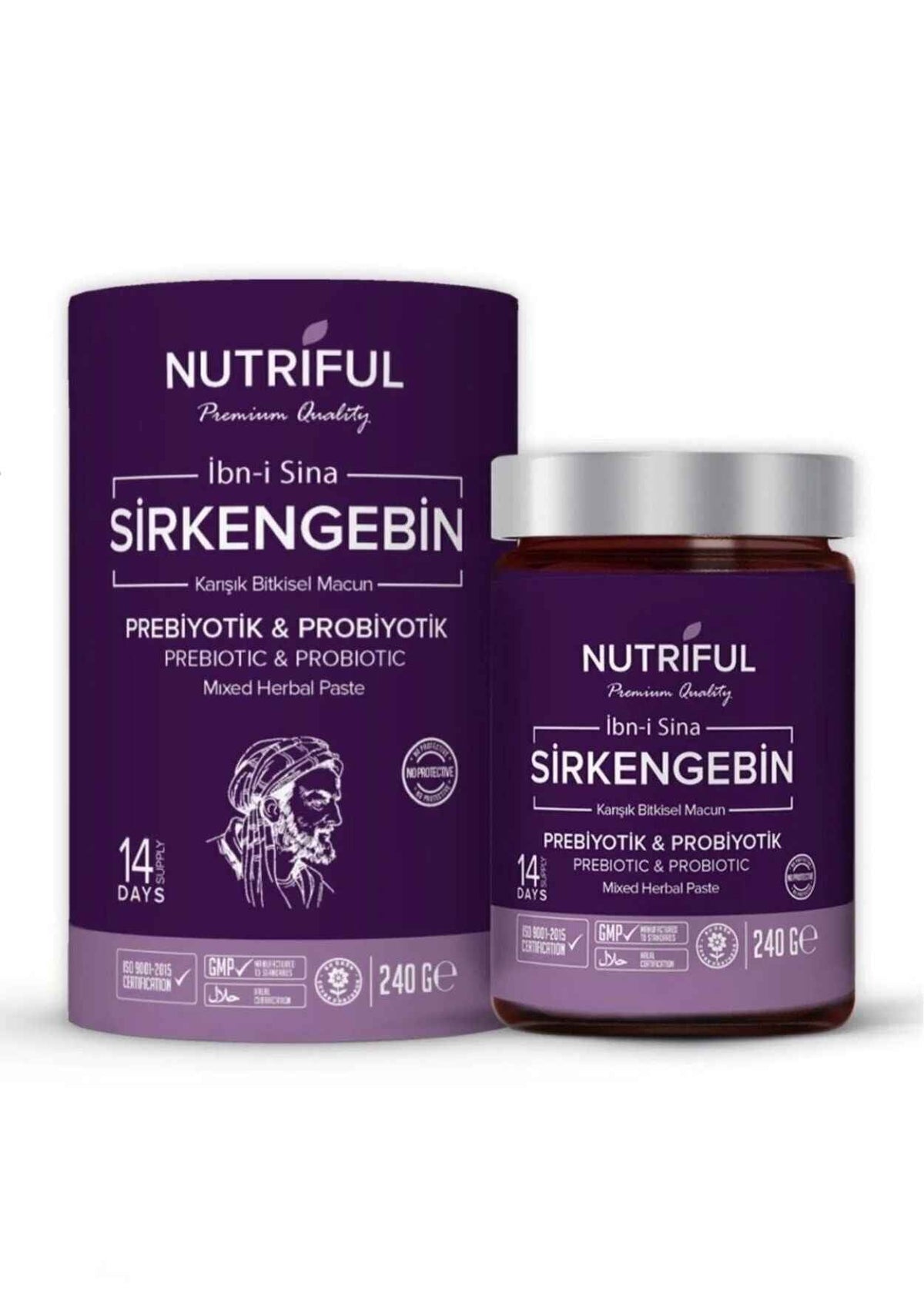 Nutriful Ibn-i Sina Sirkengebin Prebiyotik & Probiyotik Bitkisel Macun 240g