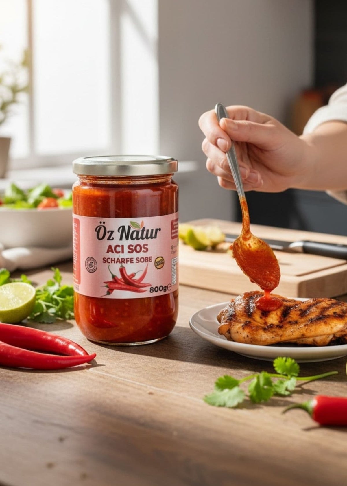 Ev Yapımı Acı Sos 750g
