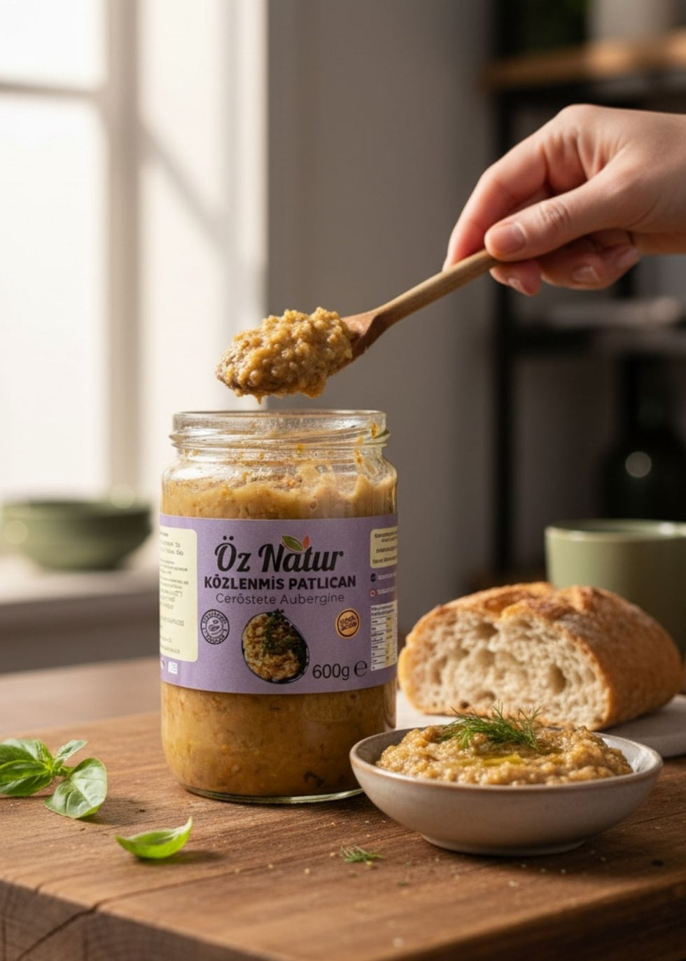 Öznatur Odun Ateşinde Közlenmiş Patlıcan 600g