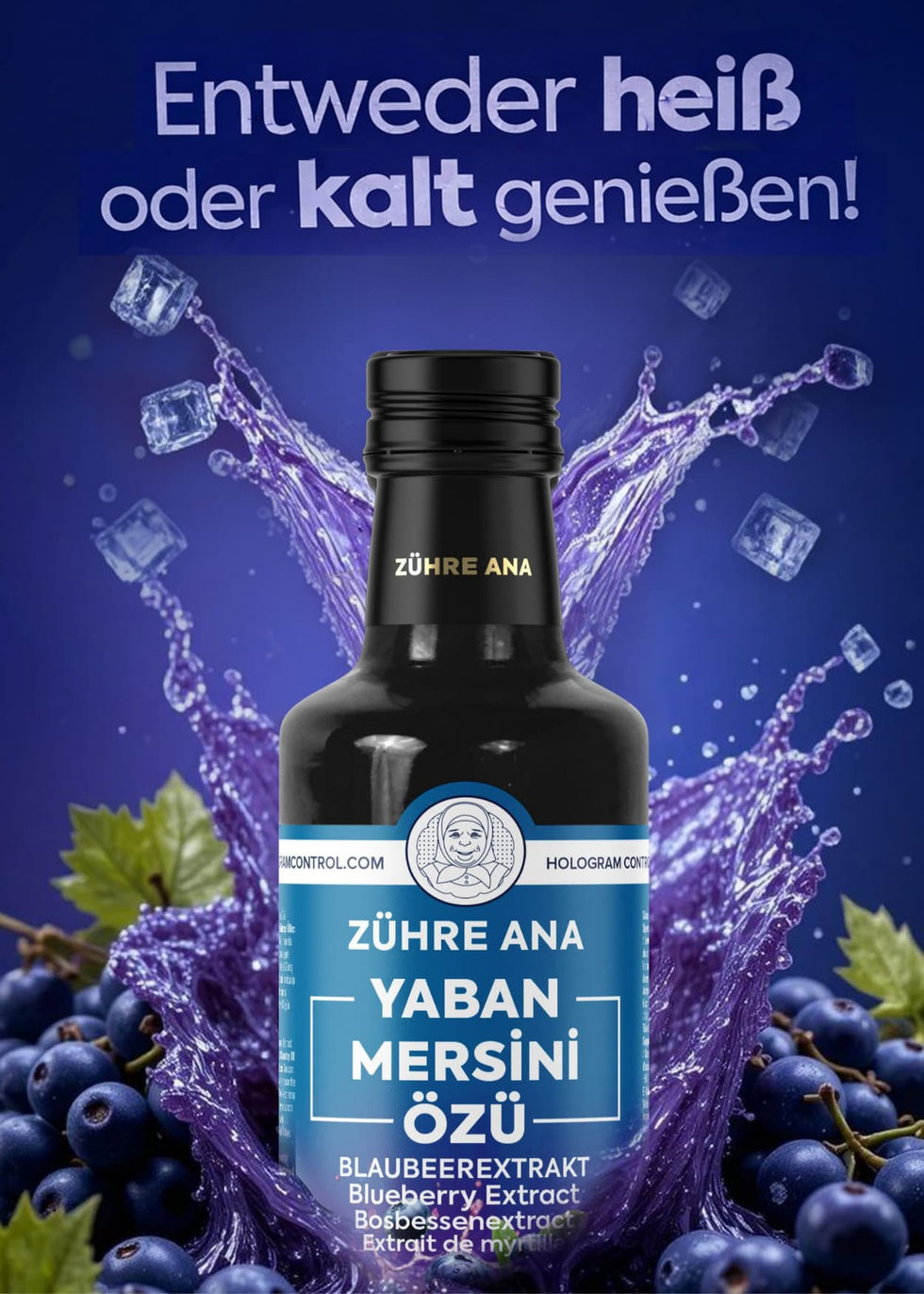 Zühre Ana Blaubeer Extrakt 640g