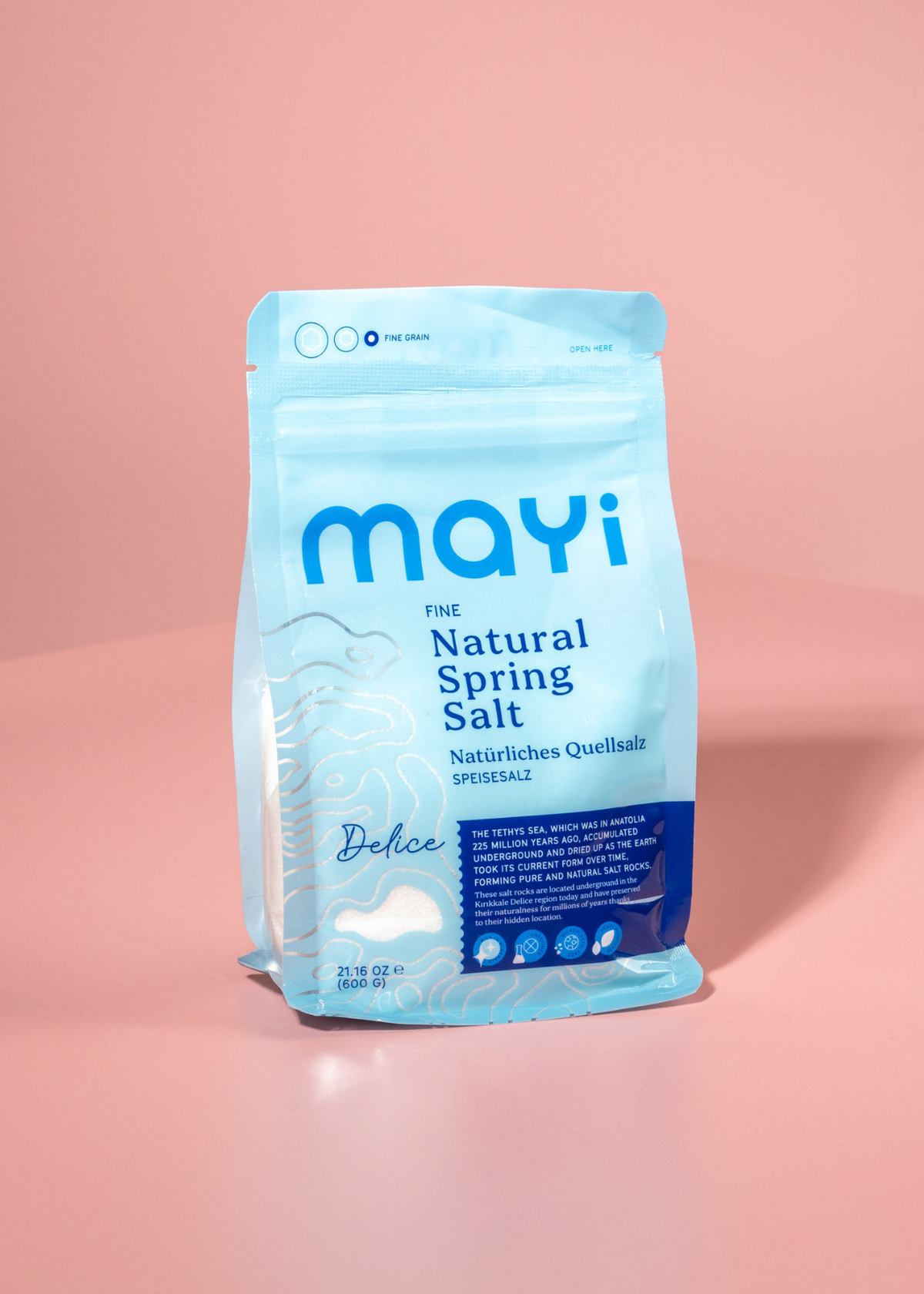 Mayi Öğütülmüş Sofra Tuzu (iyot ilaveli) 600g