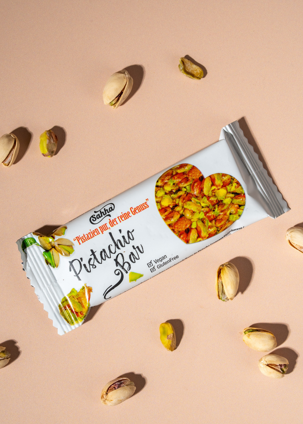 Sahha Glutensiz Antep Fıstıklı Bar 40g