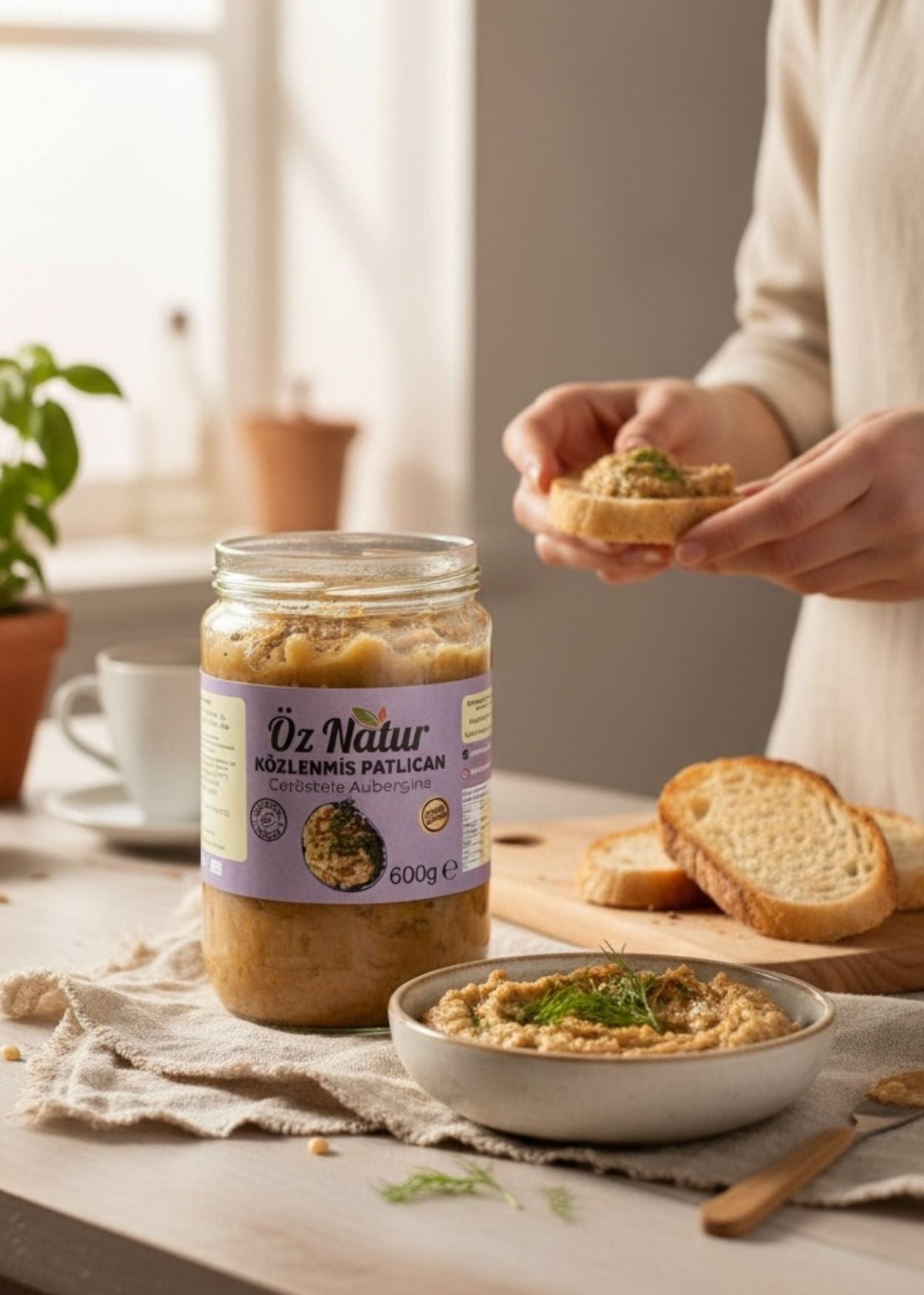 Odun Ateşinde Közlenmiş Patlıcan 600g