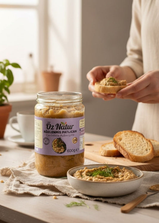 Öznatur Odun Ateşinde Közlenmiş Patlıcan 600g