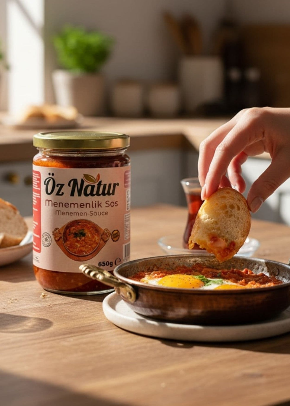 Öznatur Menemenlik Sos 650g