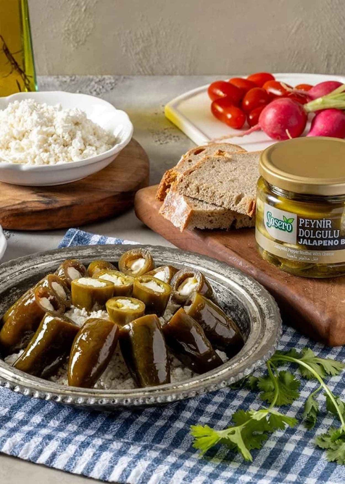 Sosero Jalapeño-Paprika mit Käsefüllung 290g
