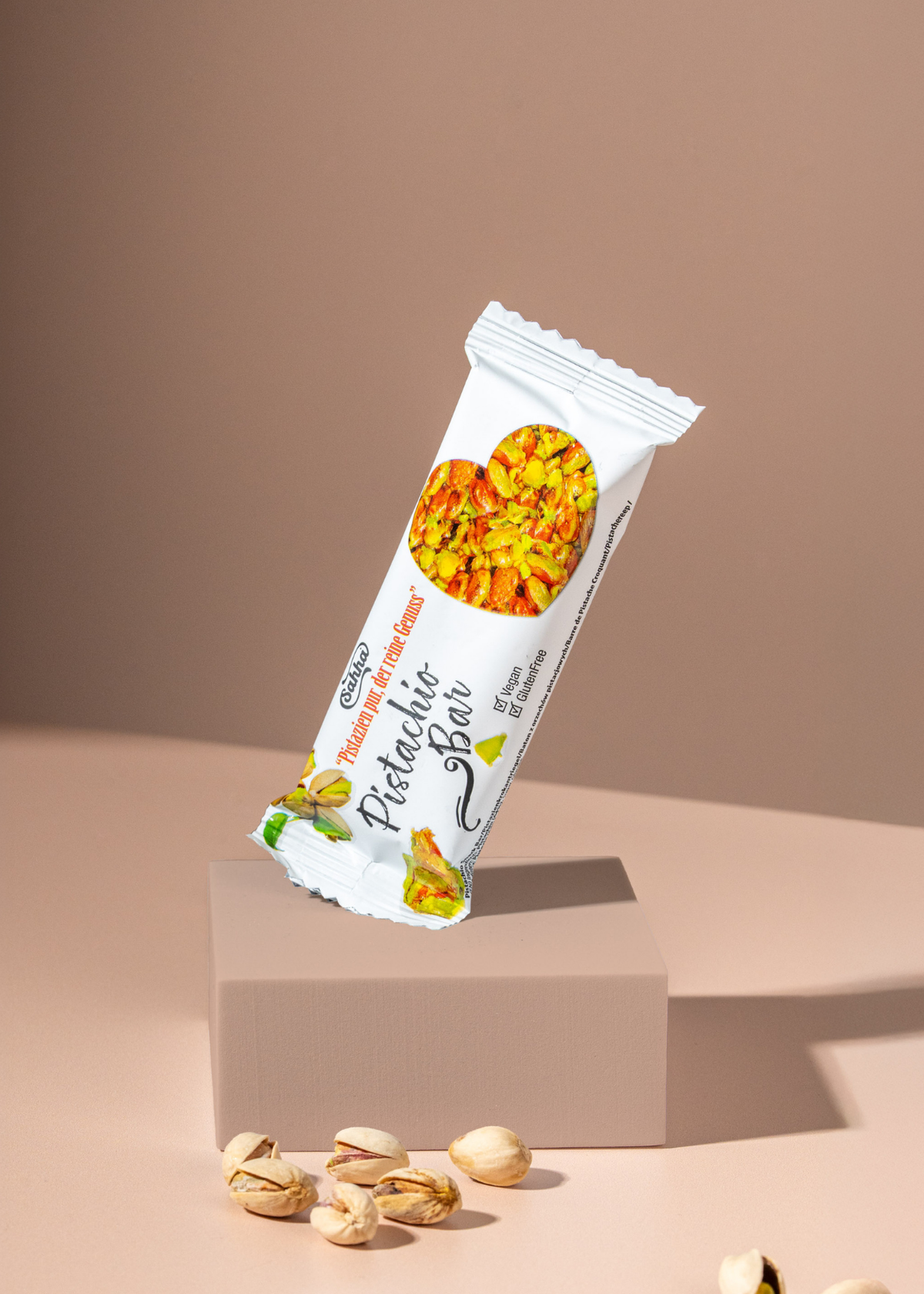 Sahha Glutensiz Antep Fıstıklı Bar 40g