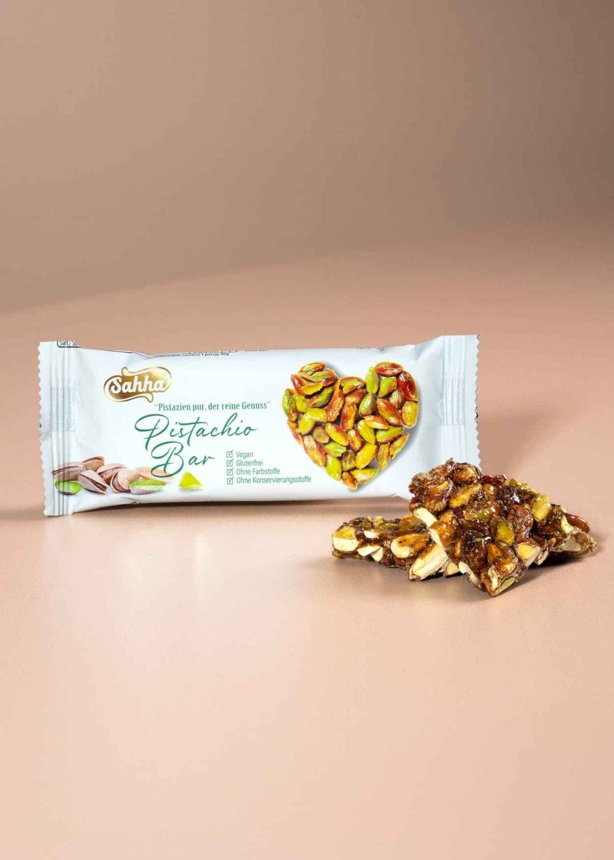 Sahha Glutensiz Antep Fıstıklı Bar 40g
