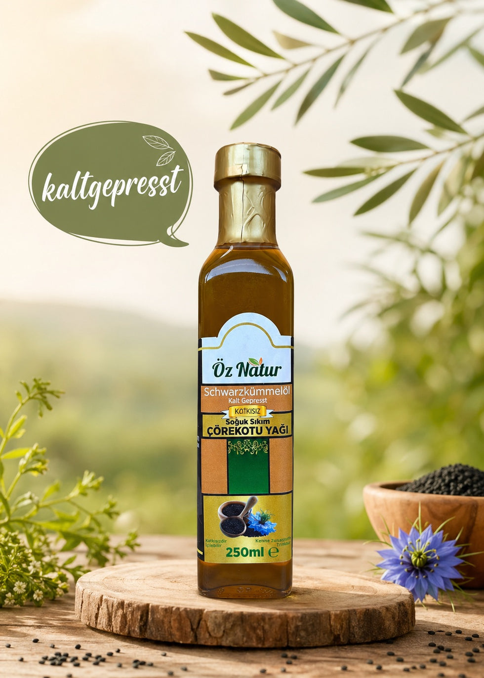 Öznatur Çörekotu yağı 250 ml