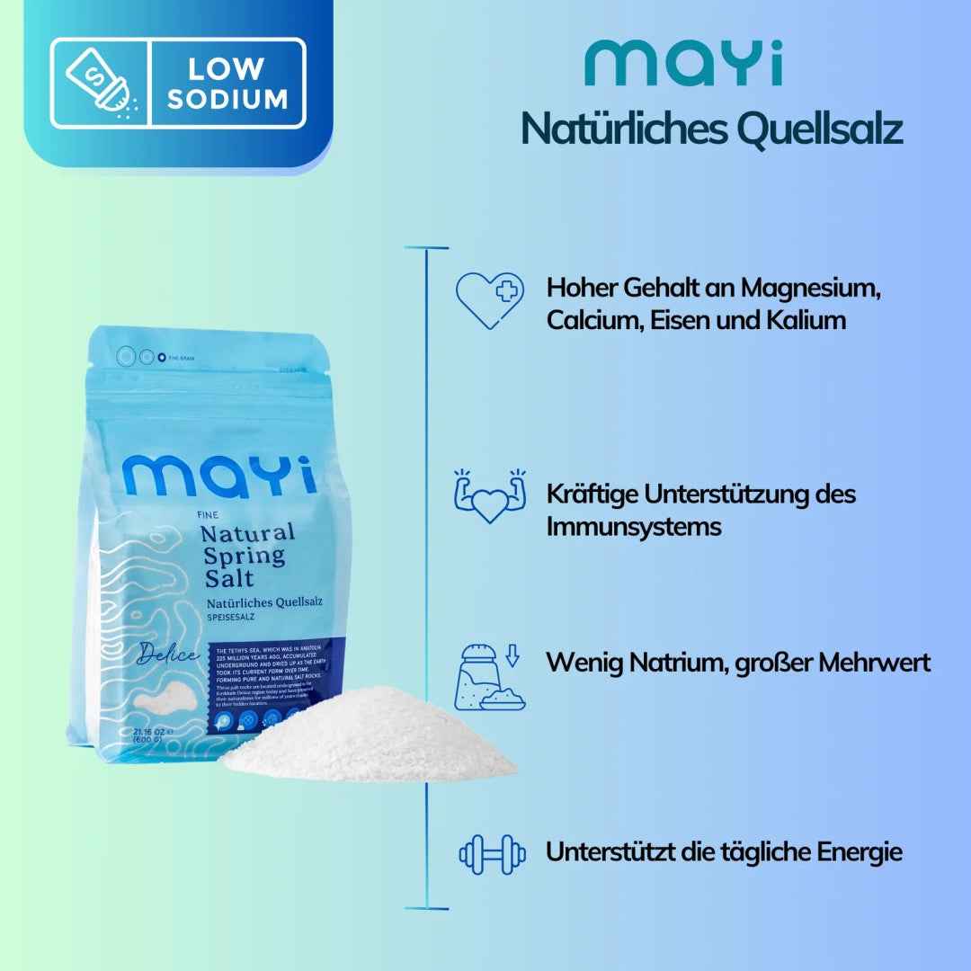 Mayi Öğütülmüş Sofra Tuzu (iyot ilaveli) 600g