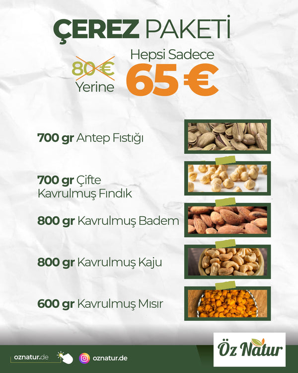 Kampanyalı Çerez Paketi 5 Ürün – Mısırlı
