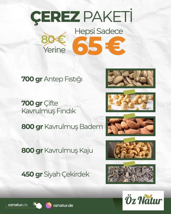 Kampanyalı Çerez Paketi 5 Ürün – Ay Çekirdekli