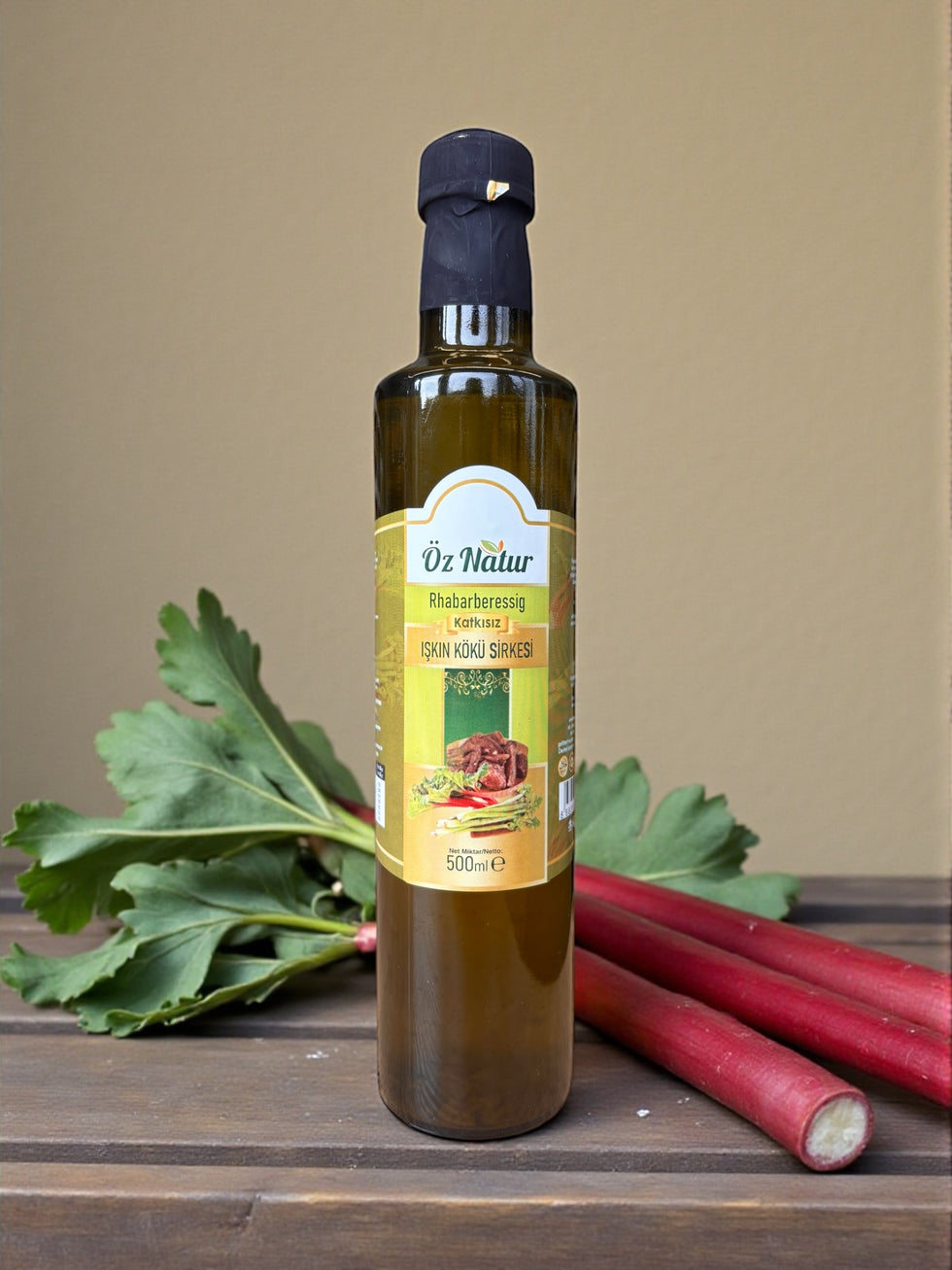Rhabarberessig (Işkın Kökü Sirkesi) 500ml