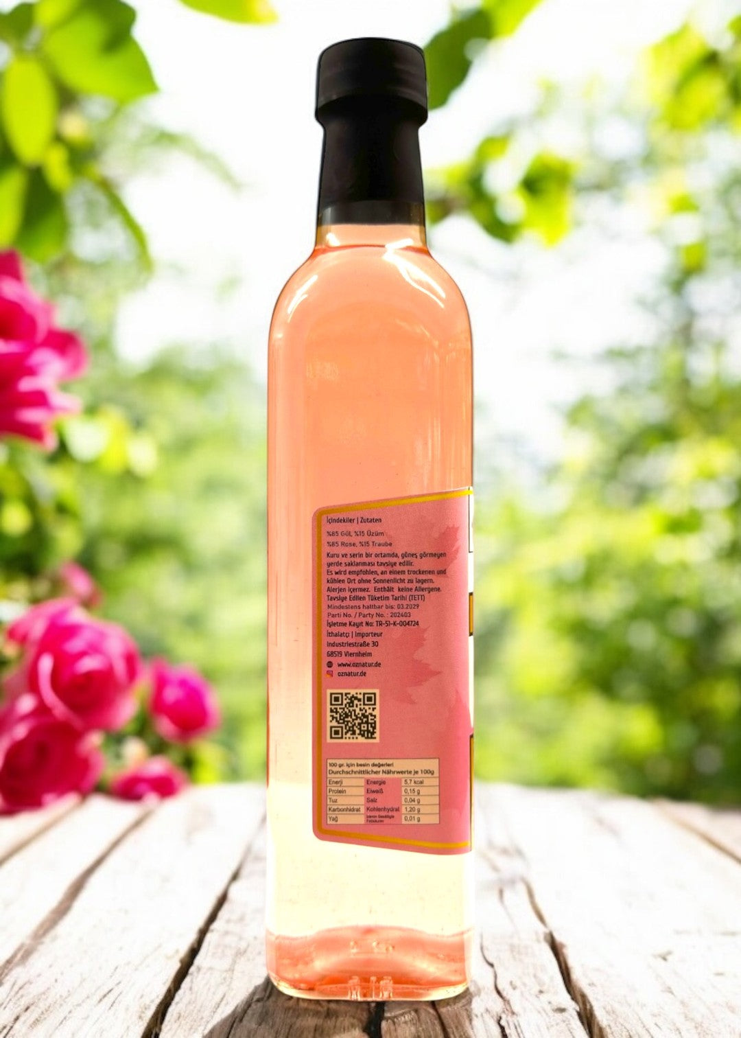 Gül Sirkesi 500ml