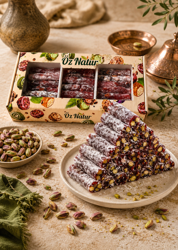 Narlı Antep Fıstıklı Sultan Fitil Lokum 250g