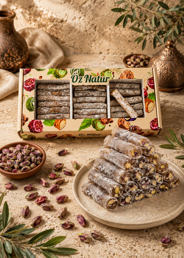 Antep Fıstıklı Sade Fitil Lokum 250g
