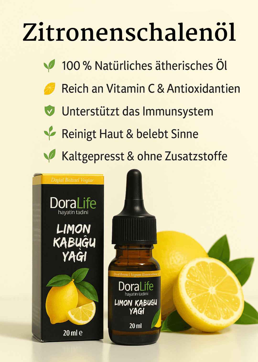 Limon Kabuğu Yağı 20ml