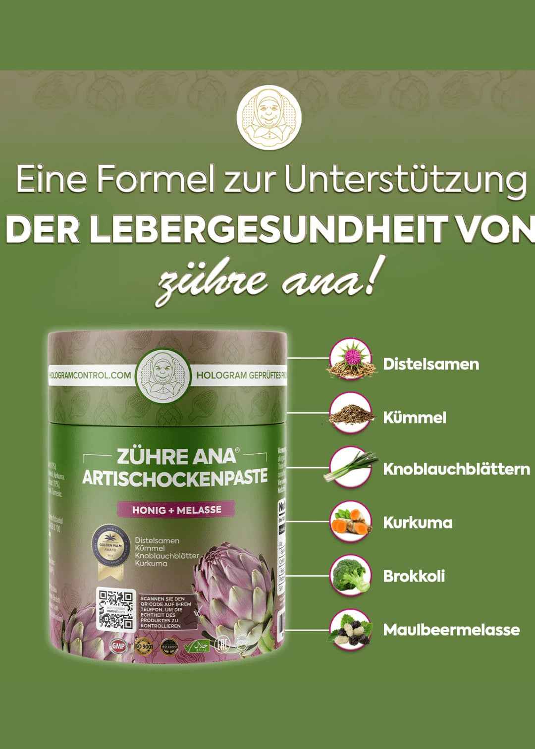 Zühre Ana Enginar Macunu 240g