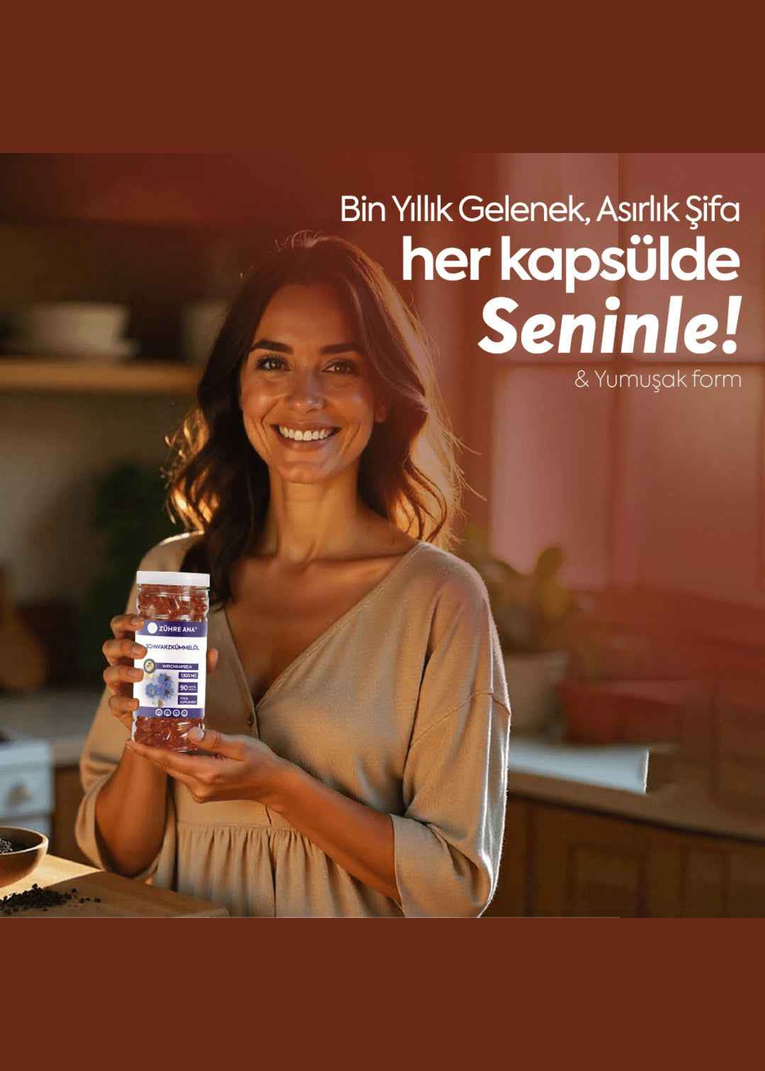 Zühre Ana Çörek Otu Yağı (90 Kapsül) 117g