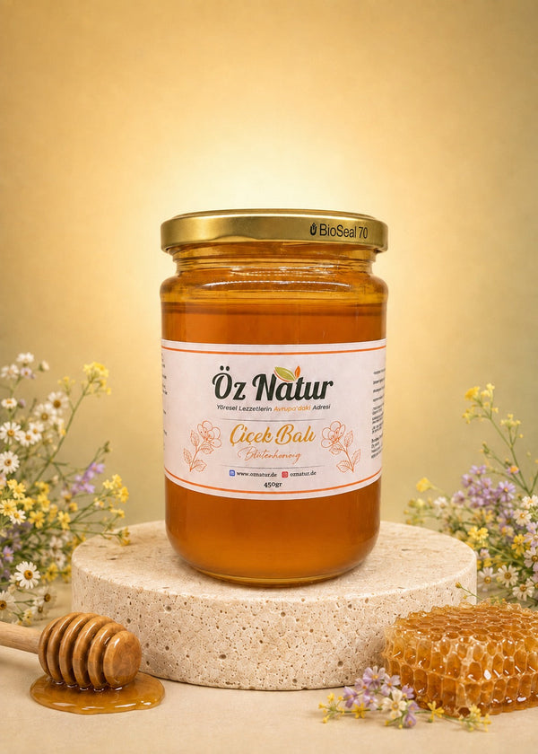 Süzme Çiçek Balı (Akdeniz) 450g