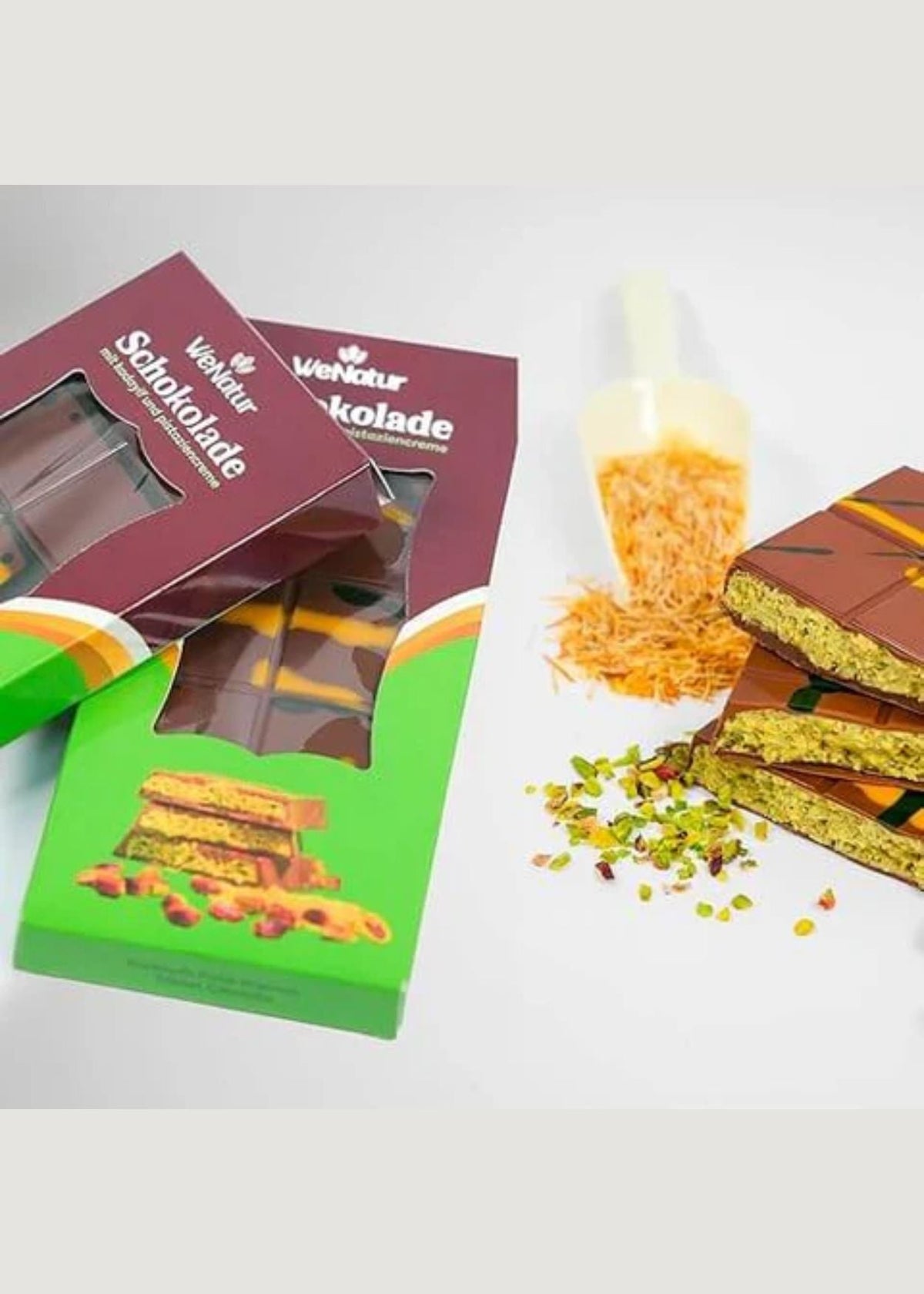 Schokolade mit Kadayif und Pistazien 100g