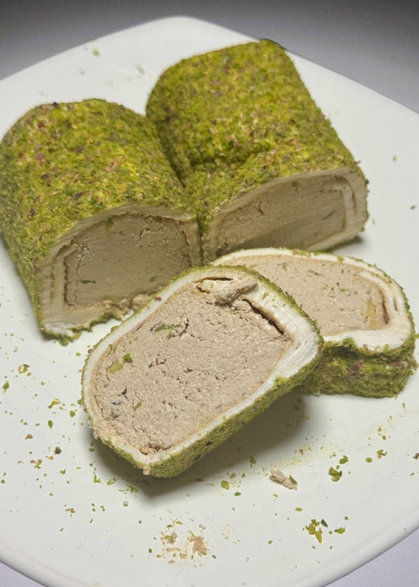 Mega Helvalı Fıstıklı Sarma Türk Lokumu 500g