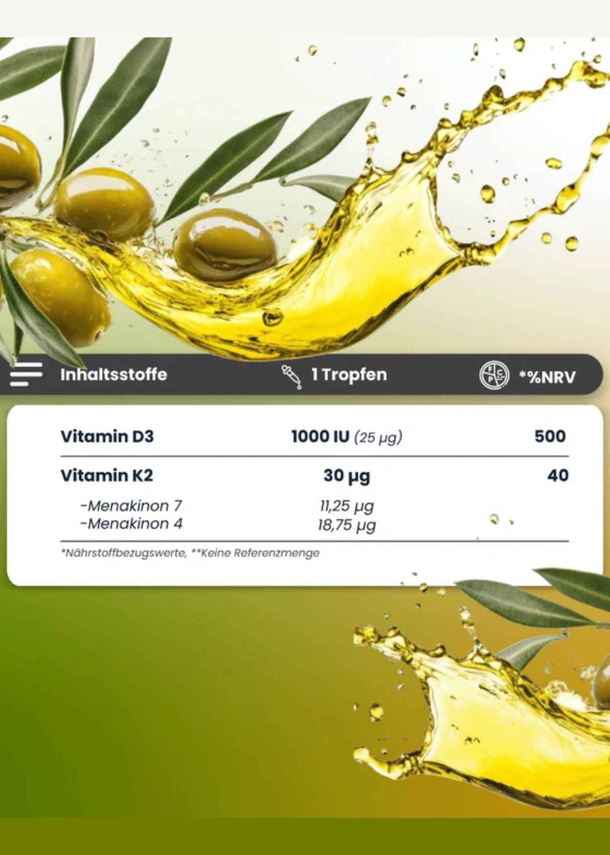 Vitamin D3/K2 Karışım Damlası 20ml