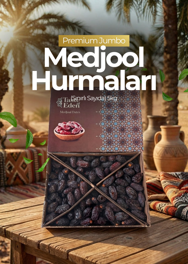 Premium Jumbo Medjool Hurmaları (Sınırlı Sayıda) 5kg